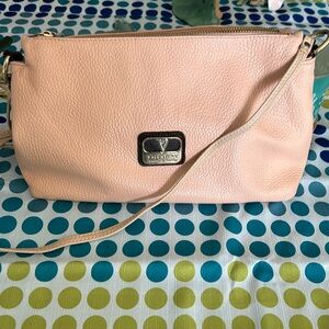 Valentina purse pinkish-cream in color